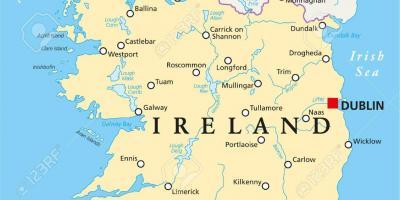 دبلن أيرلندا خريطة